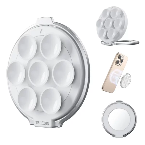 TELESIN Magnetic Suction Cup Mount P3-SUS-01