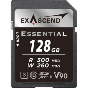EXASCEND 128GB Essential UHS-II SDXC Memory Card