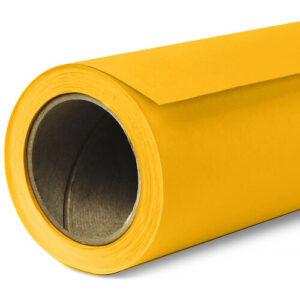 Generic Paper Background 11×2.7m - Deep Yellow