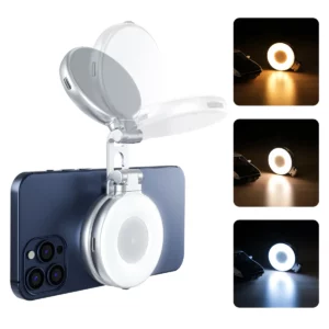 TELESIN Magnetic Selfie Ring Light S5-BGD-01
