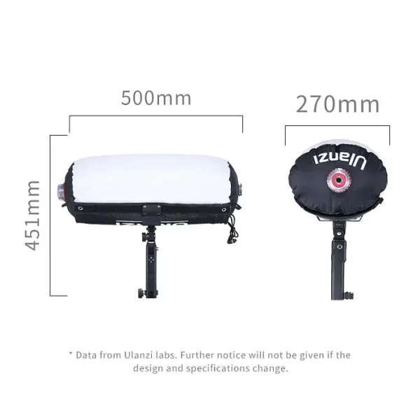 Ulanzi AL60 60W Inflatable LED Air Tube Light - Image 2