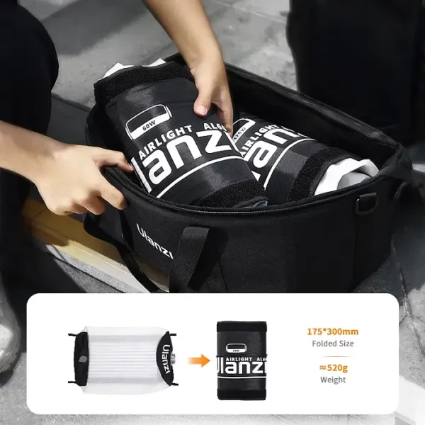 Ulanzi AL60 60W Inflatable LED Air Tube Light - Image 5