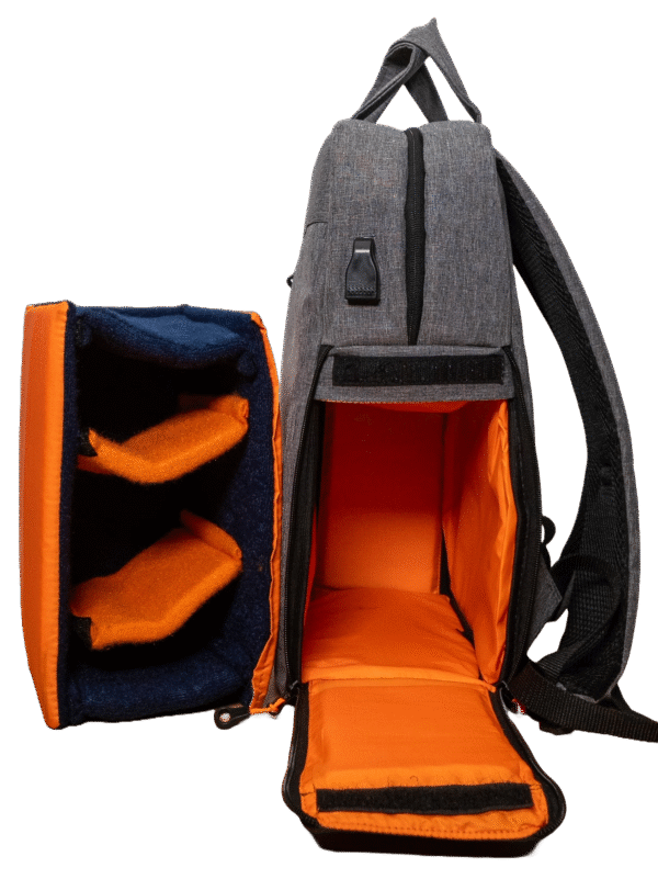 ⁦KPRO Backbag Smart Dark Grey⁩ - الصورة ⁦2⁩