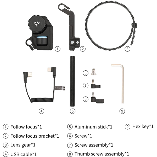 FEIYU FM1 Follow Focus Motor for SCORP Series Gimbals - Image 2