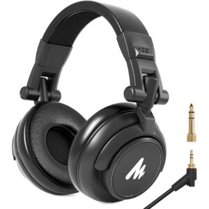 MAONO MH601 Over Ear Stereo Monitor Closed Back Headphones