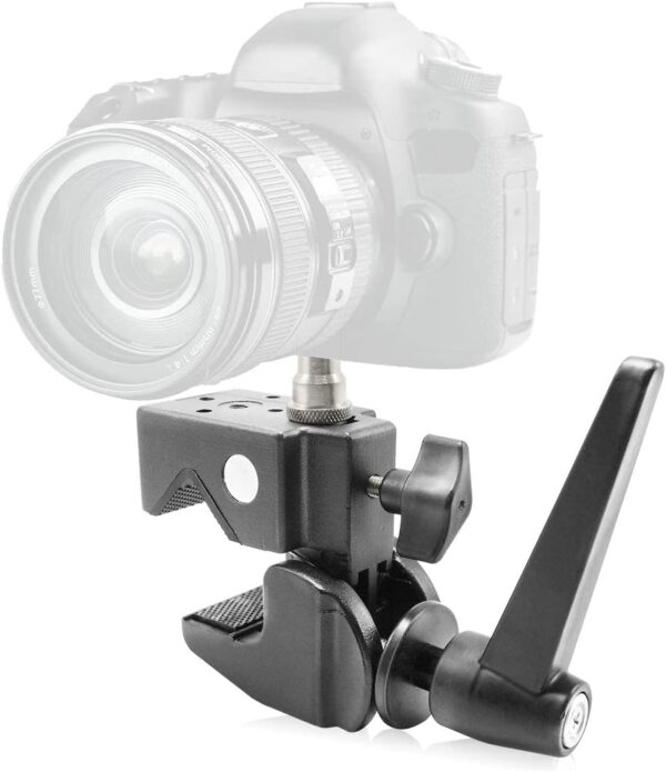 Generic Super Clamp with Standard 1/4 to 3/8 Metal Stud Multi-Function Studio Clip MB-20 - Image 4