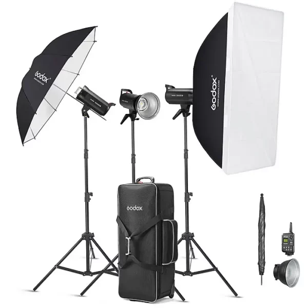 GODOX DP400II-E Flash Head 3 Sets Kit