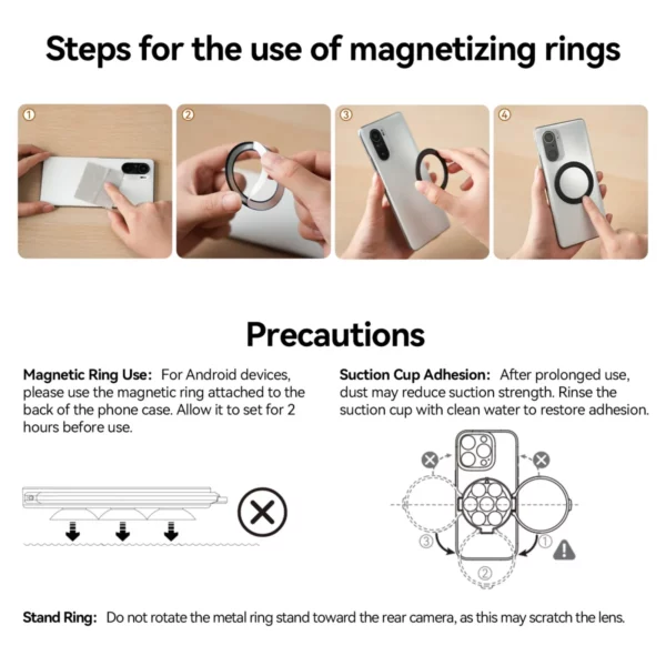 TELESIN Magnetic Suction Cup Mount P3-SUS-01 - Image 3