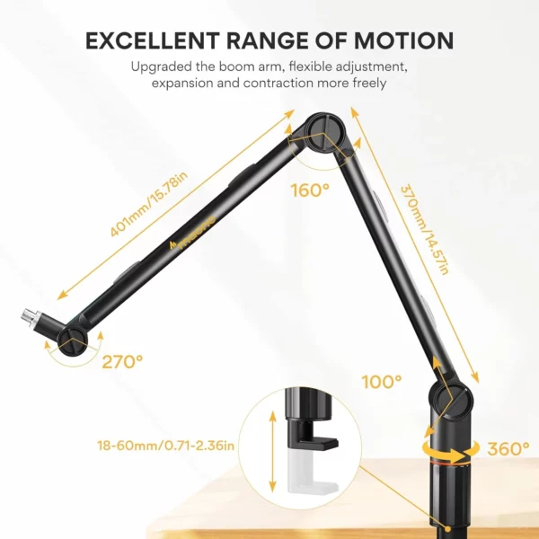 Maono BA91 Microphone Boom Arm - Image 3