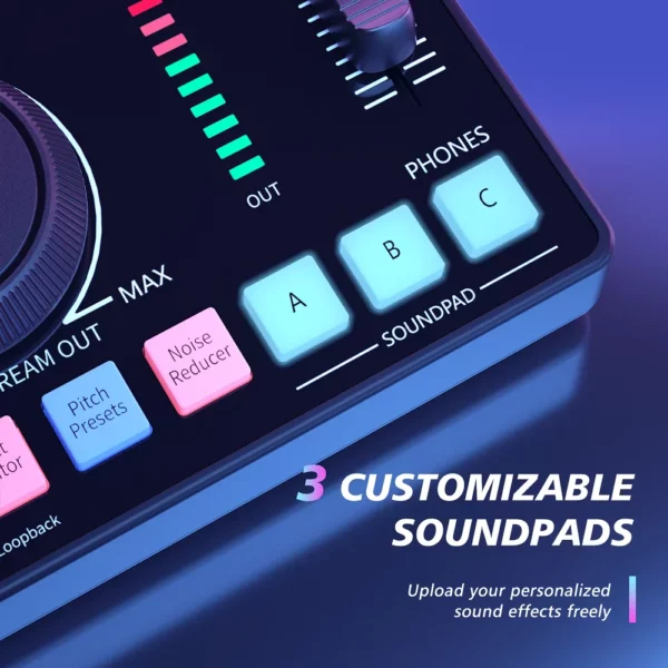 ⁦Maonocaster AMC2 NEO One-Stop Streaming Audio Mixer & Sound Card⁩ - الصورة ⁦6⁩