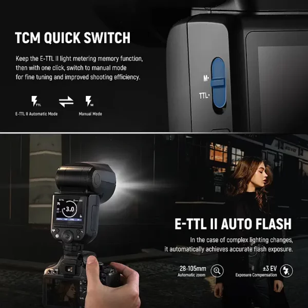 NEEWER Z2 TTL Round Head Flash Speedlite - Image 3