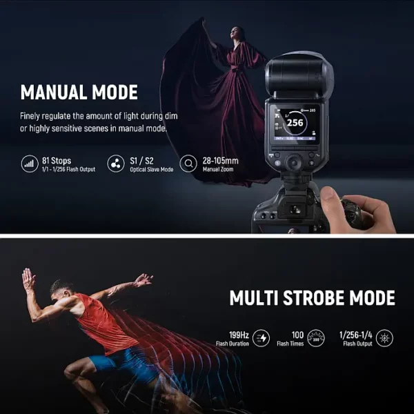 NEEWER Z2 TTL Round Head Flash Speedlite - Image 4