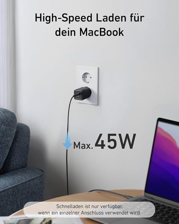 ⁦Anker 47W USB C Charger (Nano 3)⁩ - الصورة ⁦4⁩