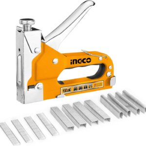 INGCO Staple Gun, 3 in 1 Staple Gun Heavy Duty
