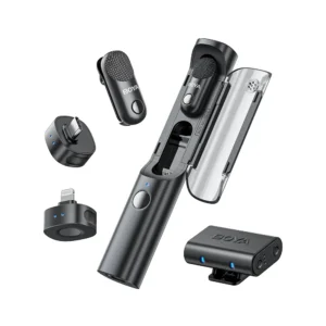 BOYA Magic-02 Wireless Mic System for Cameras & Mobile (USB-C + Lightning + 3.5mm)