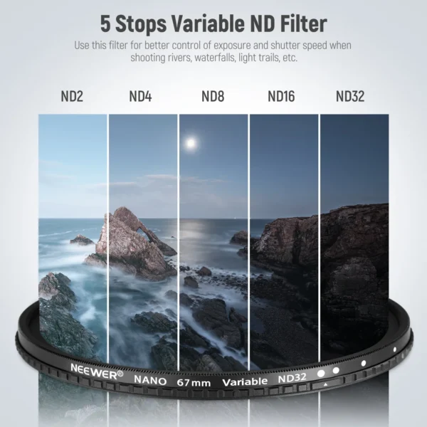 NEEWER ND2-ND32 Variable ND Filter - Image 6
