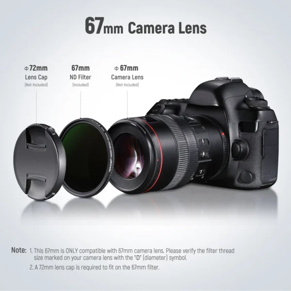 NEEWER ND2-ND32 Variable ND Filter - Image 2