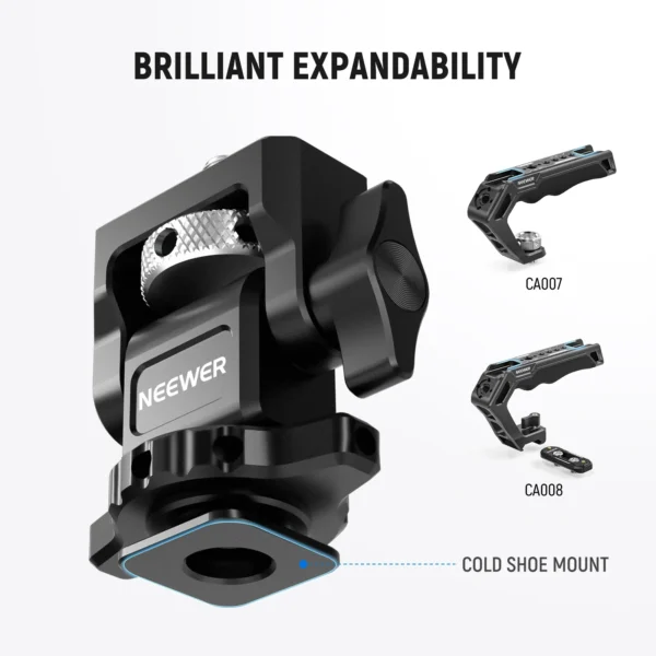 ⁦NEEWER MA002 Field Monitor Holder with Cold Shoe Mount⁩ - الصورة ⁦4⁩