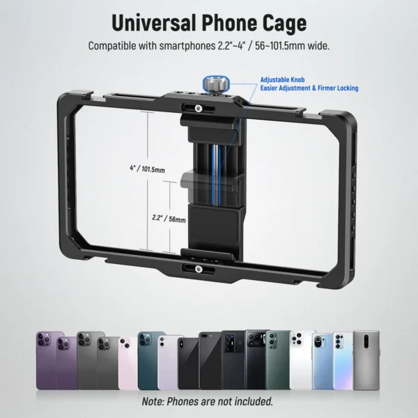 NEEWER PA009 Upgraded Phone Rig Vlogging Kit - Image 4
