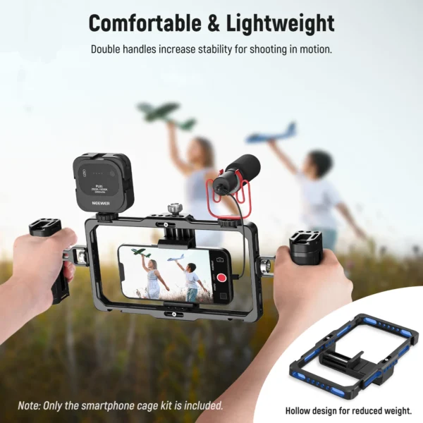 NEEWER PA009 Upgraded Phone Rig Vlogging Kit - Image 3