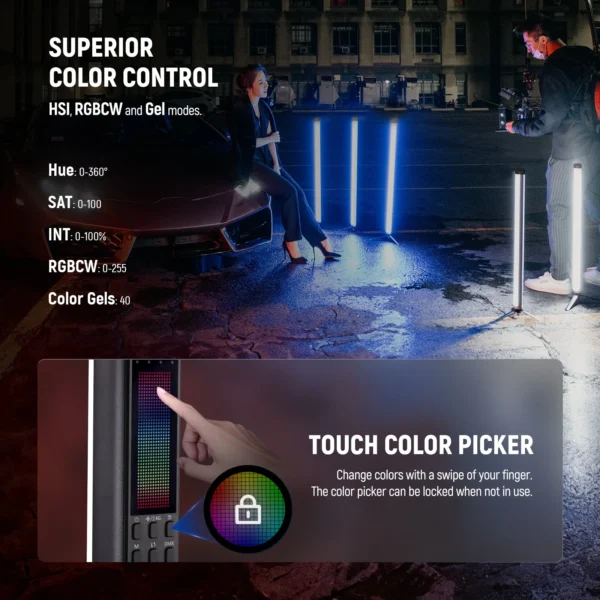 NEEWER TL60 20W RGB Tube Light - Image 2