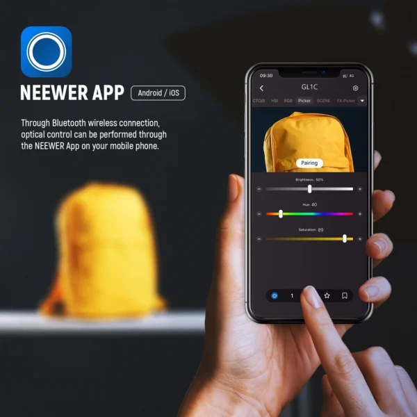 NEEWER GL1C RGB LED Streaming Light - Image 4