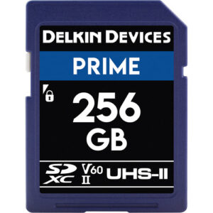 Delkin Devices 256GB PRIME UHS-II SDXC Memory Card