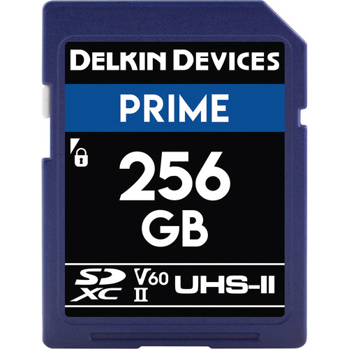 Delkin Devices 256GB PRIME UHS-II SDXC Memory Card