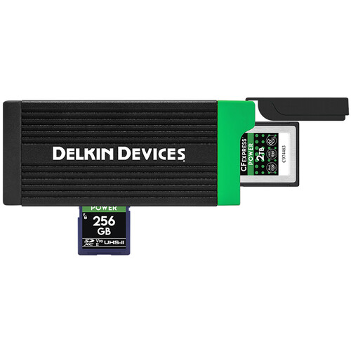 Delkin Devices USB 3.2 CFexpress Type B Card and SD UHS-II Memory Card Reader - Image 3