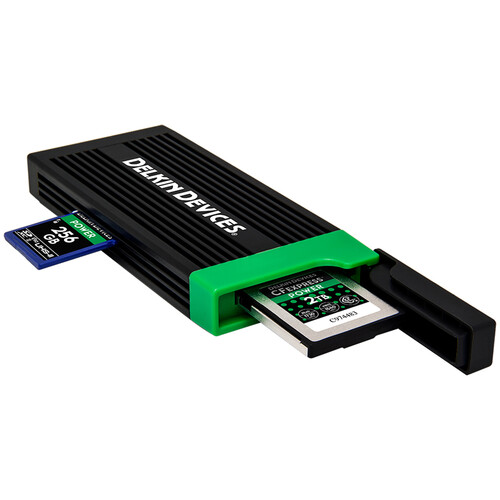 Delkin Devices USB 3.2 CFexpress Type B Card and SD UHS-II Memory Card Reader - Image 2