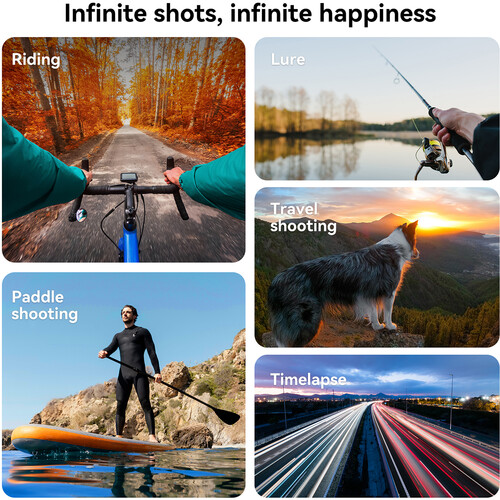 TELESIN Magnetic Action Camera Neck Mount with Nano Sticker Kit - الصورة 9