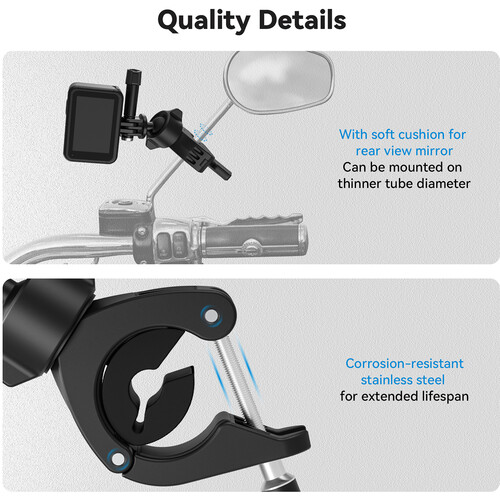 TELESIN Bike Handlebar Clamp Mount - الصورة 3