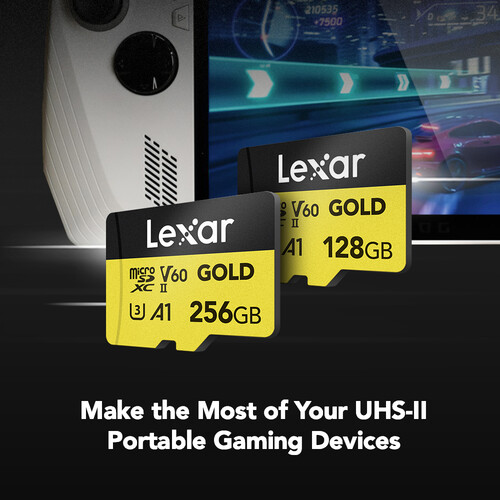 Lexar Professional GOLD UHS-II microSDXC Memory Card - الصورة 3