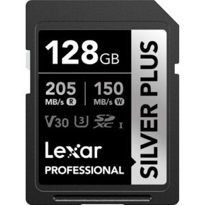 Lexar Professional SILVER PLUS UHS-I SDXC Memory Card - 128 GB