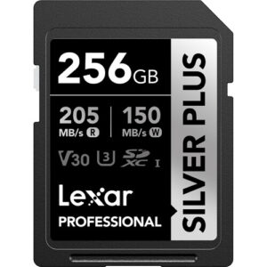 Lexar Professional SILVER PLUS UHS-I SDXC Memory Card - 256 GB