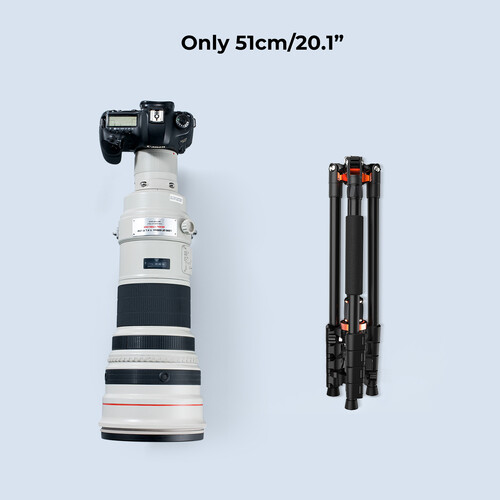K&F Concept K255A7 Aluminum Tripod with BH-32L Ball Head - الصورة 5
