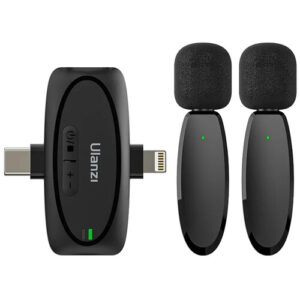 Ulanzi V6 3 in1 2Person Plug and Play Wireless Lavalier Microphone System