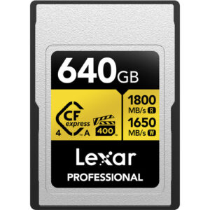 Lexar Professional GOLD CFexpress 4.0 Type A Memory Card - 640GB