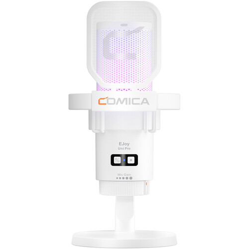 Comica Audio EJoy Uni Pro D RGB Cardioid Condenser Wireless USB-C Microphone with Desktop Stand - Image 10