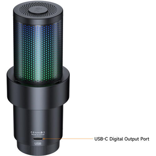 Comica Audio EJoy Uni A RGB Cardioid Condenser USB-C Microphone with Boom Arm - Image 5