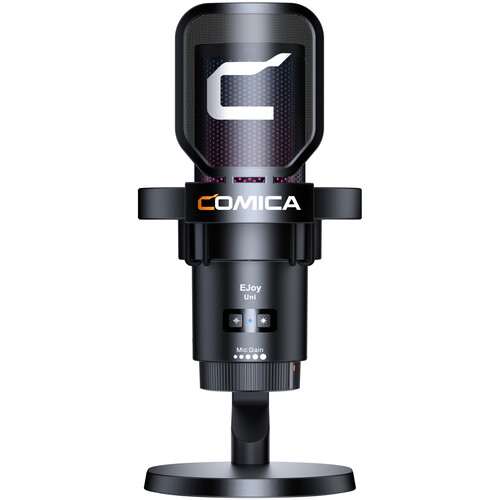 Comica Audio EJoy Uni Pro D RGB Cardioid Condenser Wireless USB-C Microphone with Desktop Stand - Image 6