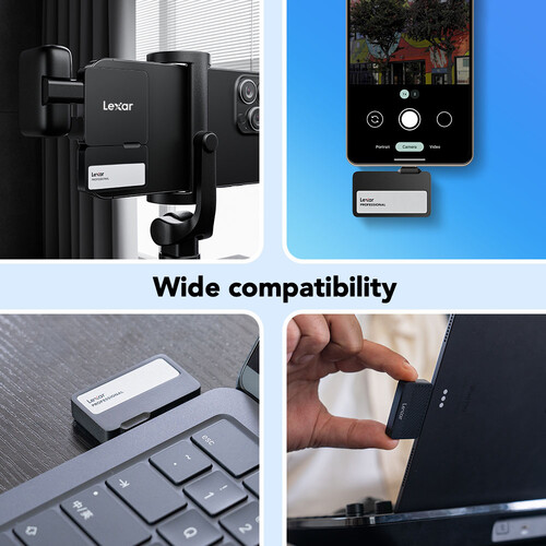 Lexar Professional Go USB 3.2 Gen 2 Portable SSD with Hub - الصورة 5