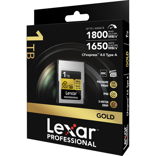 Lexar Professional GOLD CFexpress 4.0 Type A Memory Card - الصورة 11