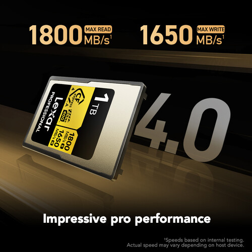 Lexar Professional GOLD CFexpress 4.0 Type A Memory Card - الصورة 6
