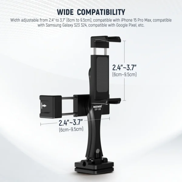 NEEWER SP-08 Metal Phone Tripod Mount Adapter - Image 6