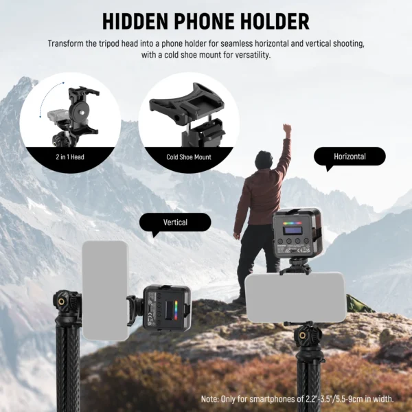 NEEWER TP34 Flexible Tripod with Remote - Image 3