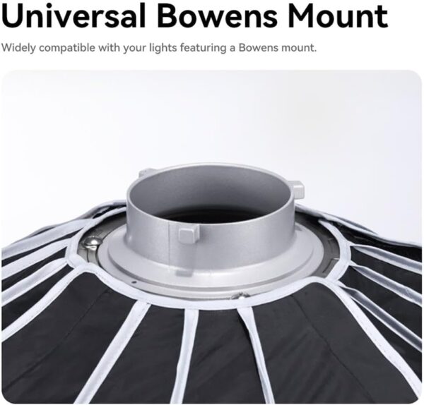 ⁦Ulanzi L055 90cm Parabolic Softbox with Bowens Mount⁩ - الصورة ⁦6⁩