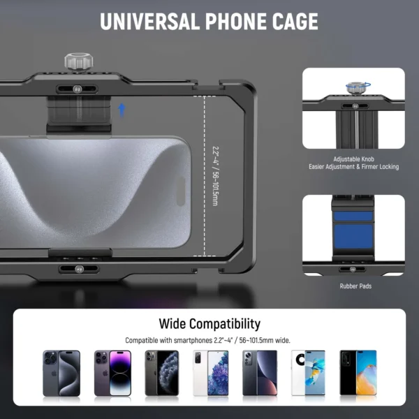 NEEWER PA009S Smartphone Video Rig - Image 5