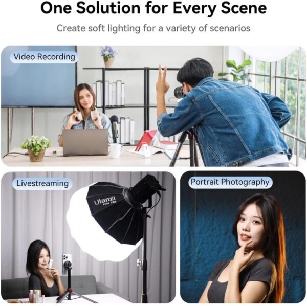 ⁦Ulanzi L063 Lantern Softbox Universal Mount 80cm⁩ - الصورة ⁦3⁩