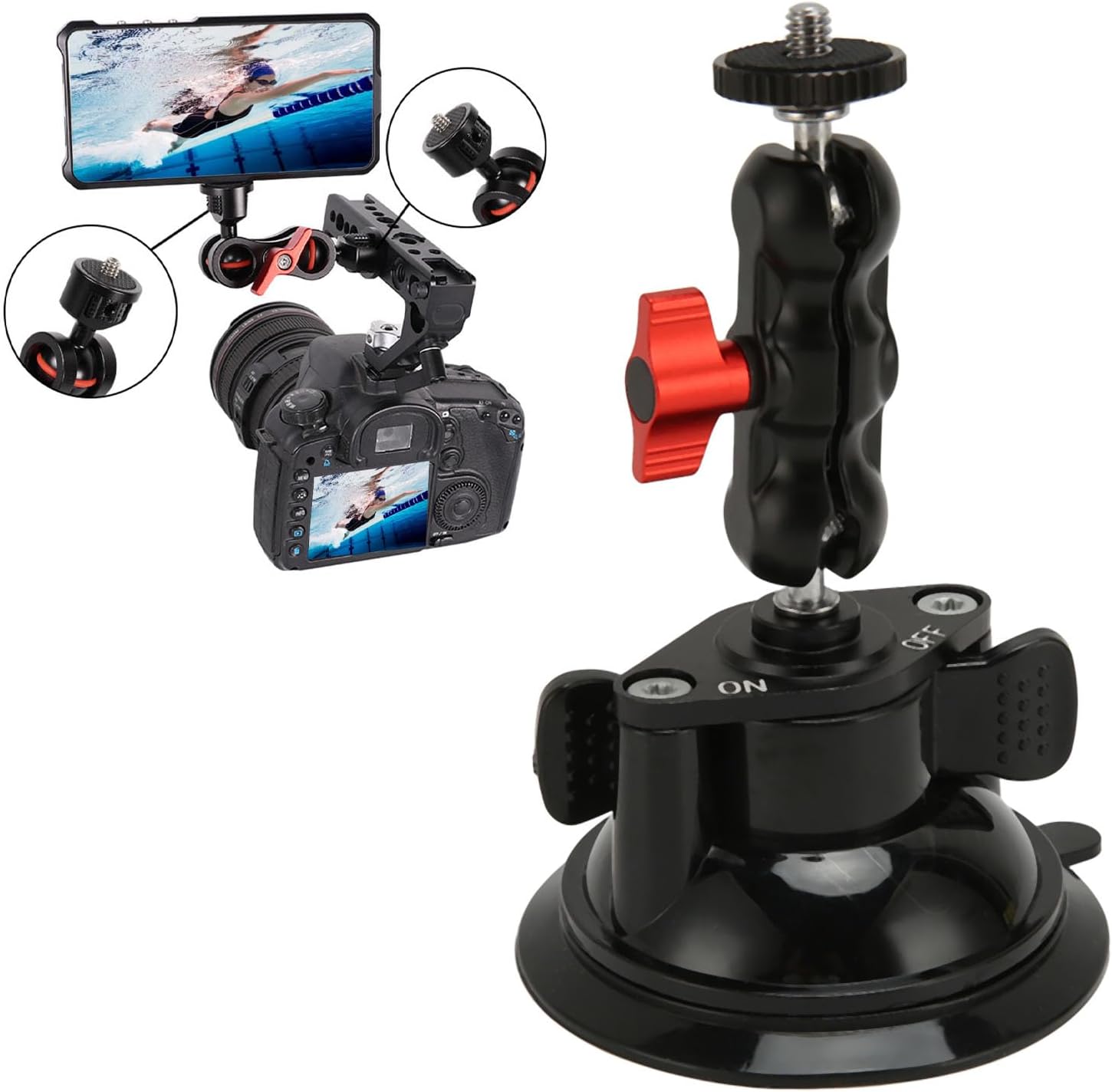 Genaric Suction Cup Camera Car Mount - Image 3